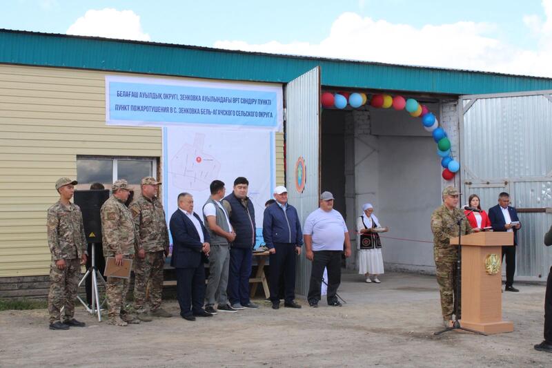 В селе Зенковка Бородулихинского района открыт пожарный пост