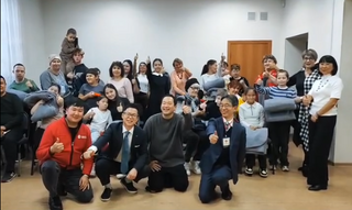 Благотворительная акция от Общества Японского Красного Креста при поддержке компании Onward Kashiyama (ОНВАРД КАШИЯМА) совместно с ОО «Мир добра»