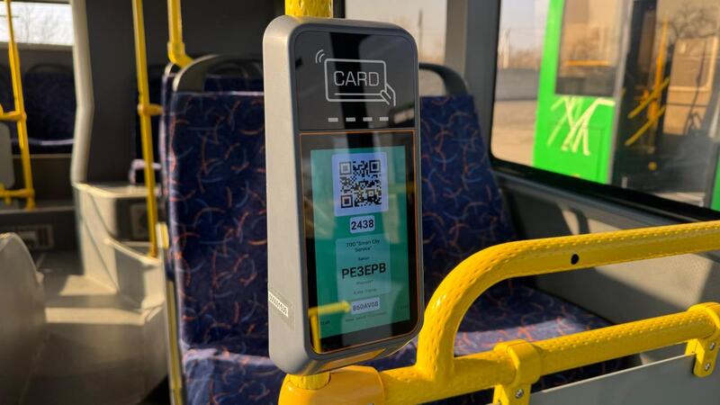 Автопарк Тараза пополнился 10 новыми автобусами