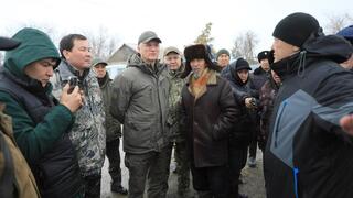 Первый заместитель Премьер-Министра РК Роман Скляр встретился с жителями села Тамды Актюбинской области