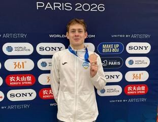 Спортсмен из Карагандинской области вошёл в тройку лучших на этапе Кубка мира по артистическому плаванию  