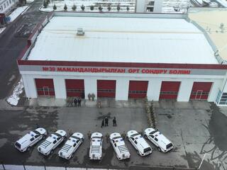 Спасателям Туркестанской области вручены ключи от новой техники