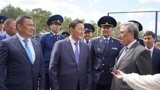 Генеральный Прокурор открыл здание детско-юношеской спортивной школы в селе Зеренда Акмолинской области