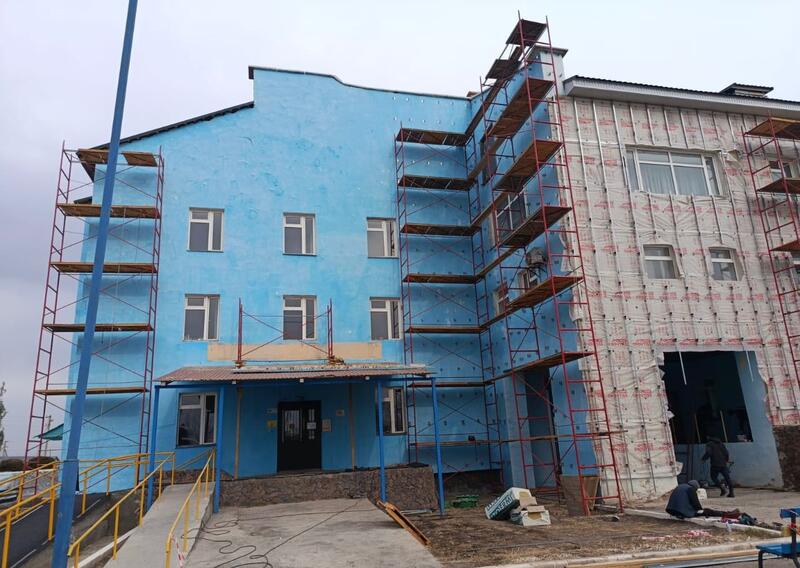 В Аксуатской районной больнице проводится капитальный ремонт