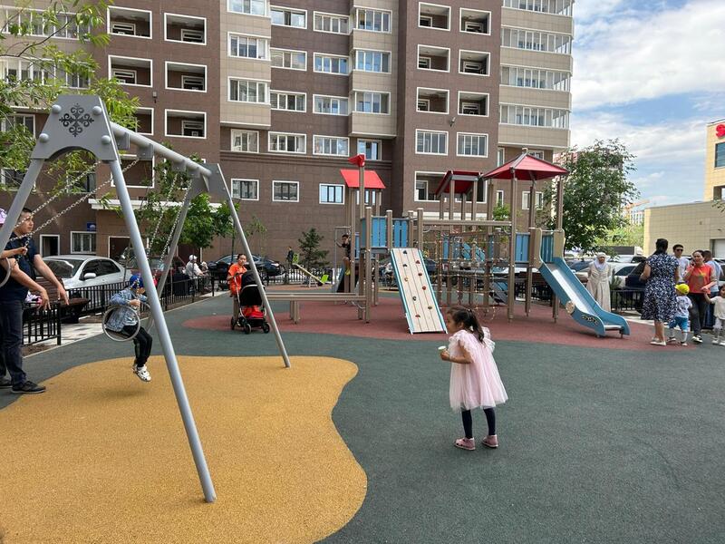 В Астане благоустроили и сдали в эксплуатацию еще три двора