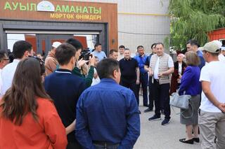 В Актобе открыт первый павильон для реализации продукции, произведенной участниками проекта «Ауыл аманаты»