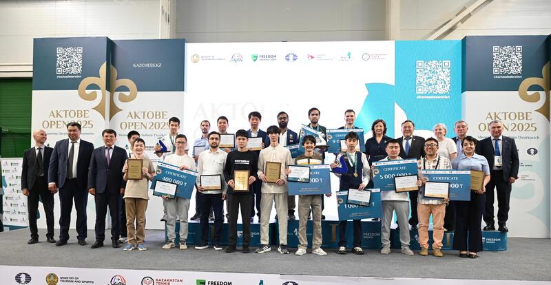 Шахматный триумф в Актобе: объявлены победители «Aktobe Open- 2025»
