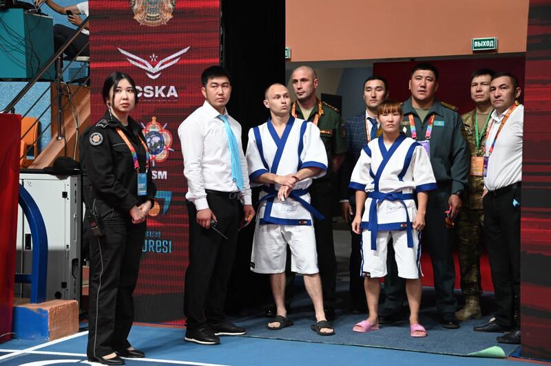 Сильнейшие бойцы мира сошлись на татами в Астане: Казахстан принимает первый чемпионат мира по қазақ күресі среди военнослужащих