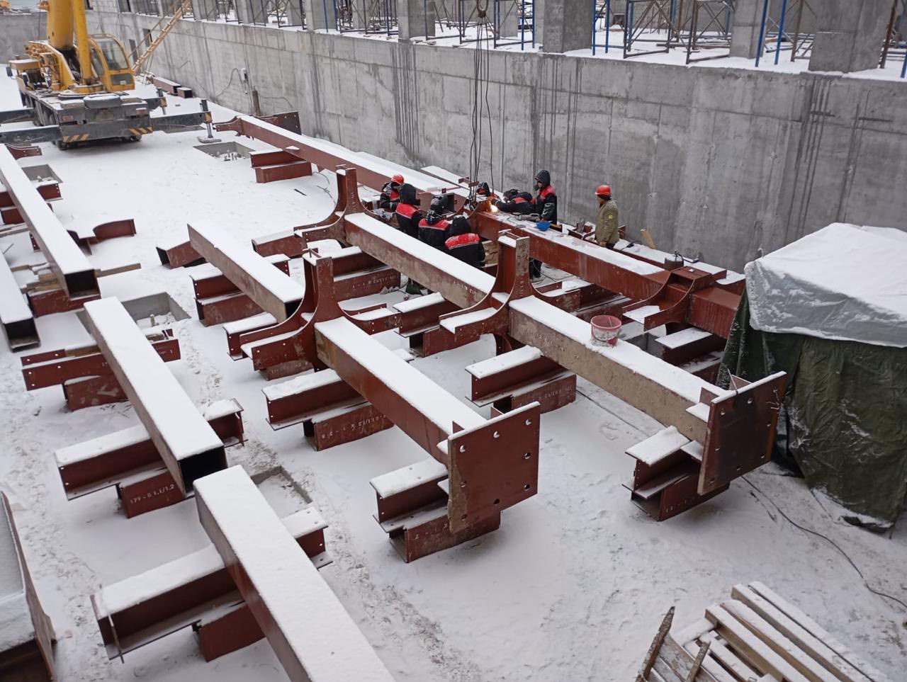 Строительство многофункционального спортивного комплекса в Кызылорде набирает обороты