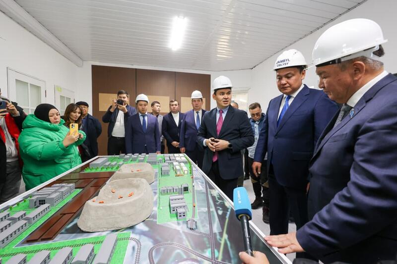 В Жамбылской области запущена первая малая промышленная зона: старт дан производству стройматериалов