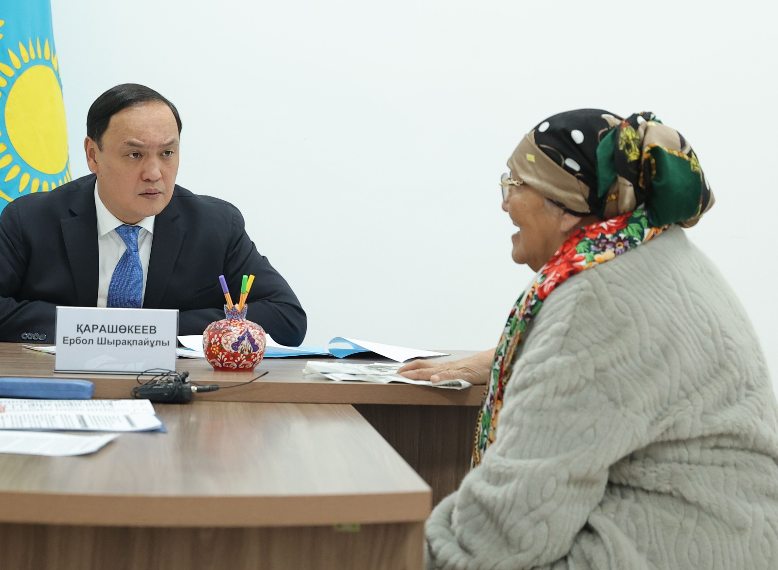 Ербол Карашукеев провел прием граждан