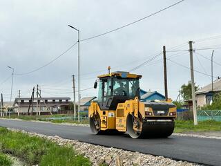 В Аккайынском районе активно развивается автодорожная сеть
