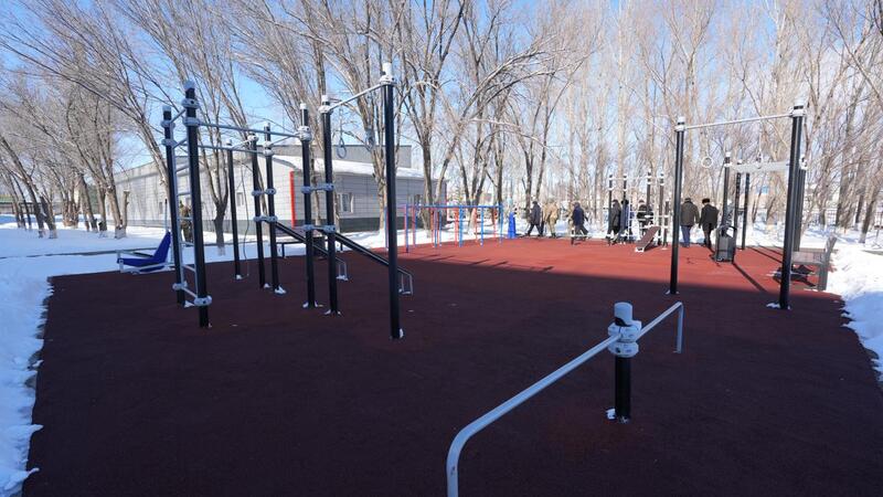 В селе Сарыозек начала работу обновленная пожарная часть