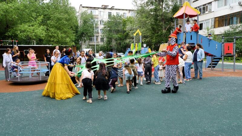 16 капитально отремонтированных дворов открыли в районе Сарыарка в Астане