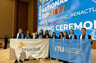 Жамбылские студенты стали финалистами национального конкурса Enactus Kazakhstan National Expo 2025