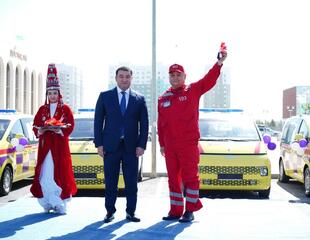 МЕДИЦИНСКИМ ОРГАНИЗАЦИЯМ ТУРКЕСТАНСКОЙ ОБЛАСТИ ПЕРЕДАНО 60 АВТОМОБИЛЕЙ СКОРОЙ ПОМОЩИ