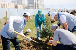 Коммунальные службы столицы приняли участие в акции «Таза Қазақстан»