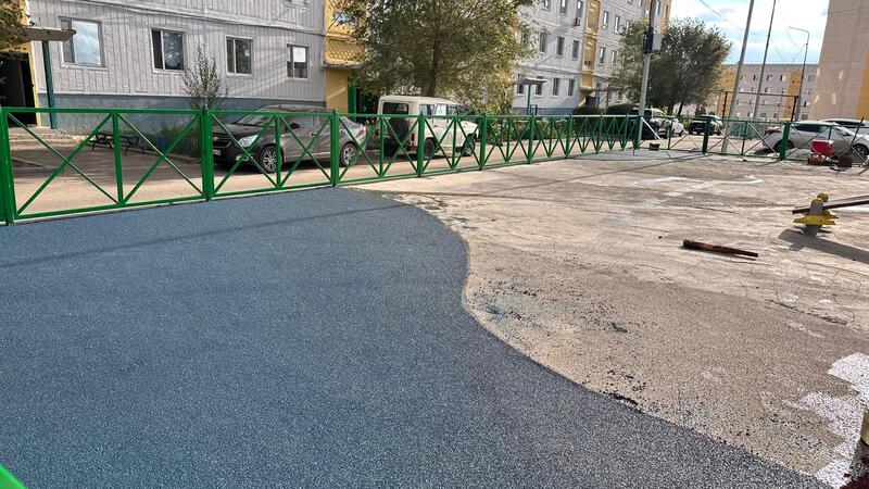 АКИМ ОБЛАСТИ ПРОВЕРИЛ СОСТОЯНИЕ ДЕТСКИХ ИГРОВЫХ ПЛОЩАДОК В ГОРОДЕ ЖЕЗКАЗГАН
