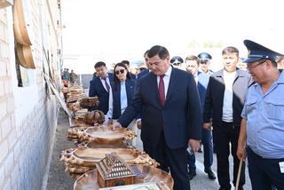 Аким области ознакомился с работой учреждения № 60 департамента уголовно-исполнительной системы