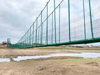 Для жителей Аппаз Каркаралинского района построили пешеходный мост