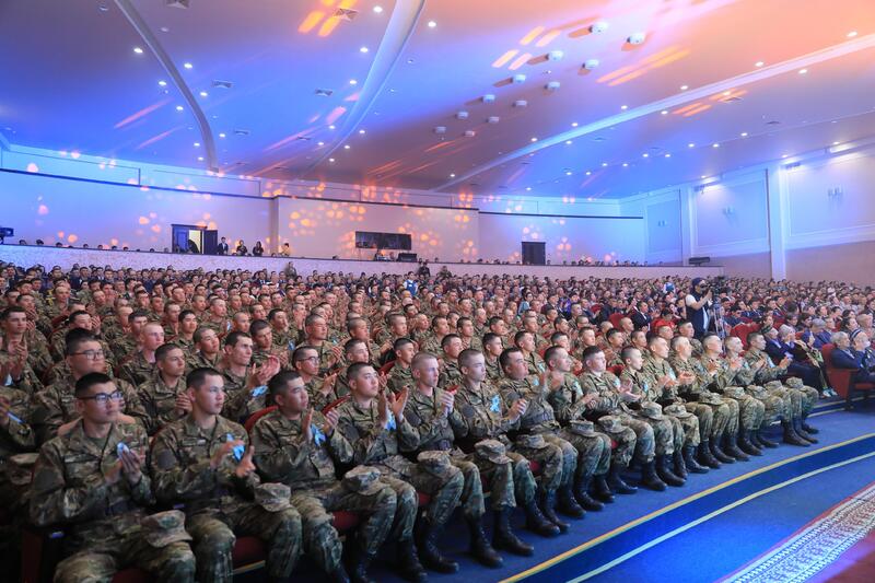 Торжественное мероприятие в честь Дня защитника Отечества прошло в Актобе