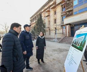 Дархан Сатыбалды дал поручения по реконструкции и благоустройству городских территорий