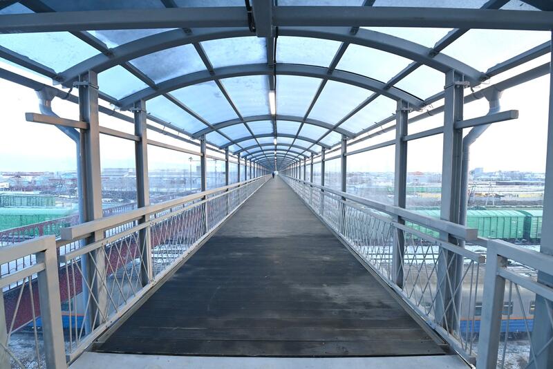 В Казалинском районе введён в эксплуатацию мост через железную дорогу