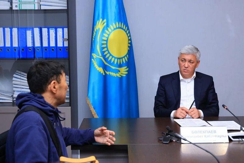 Ермаганбет Булекпаев провёл приём по личным вопросам