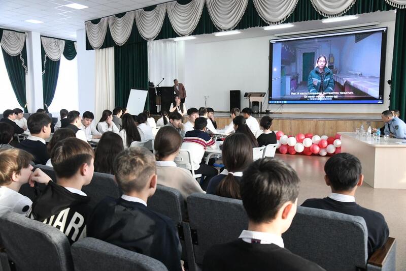 В Астане школьникам продемонстрировали последствия нарушения закона через кино