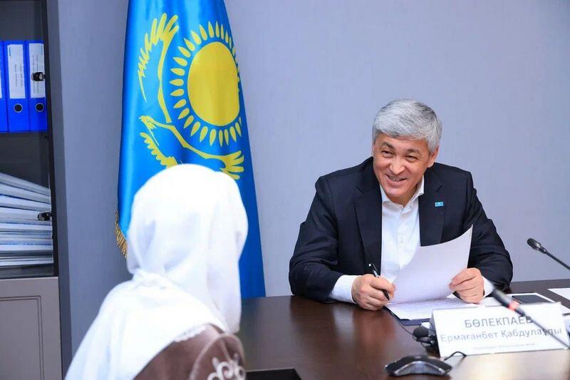 Ермаганбет Булекпаев провёл личный приём жителей