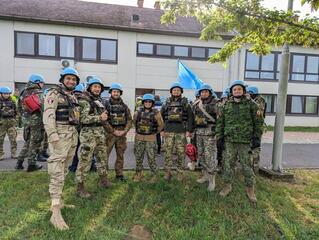 Казахстанский военнослужащий поделился опытом со слушателями курса «Военные наблюдатели» в Венгрии