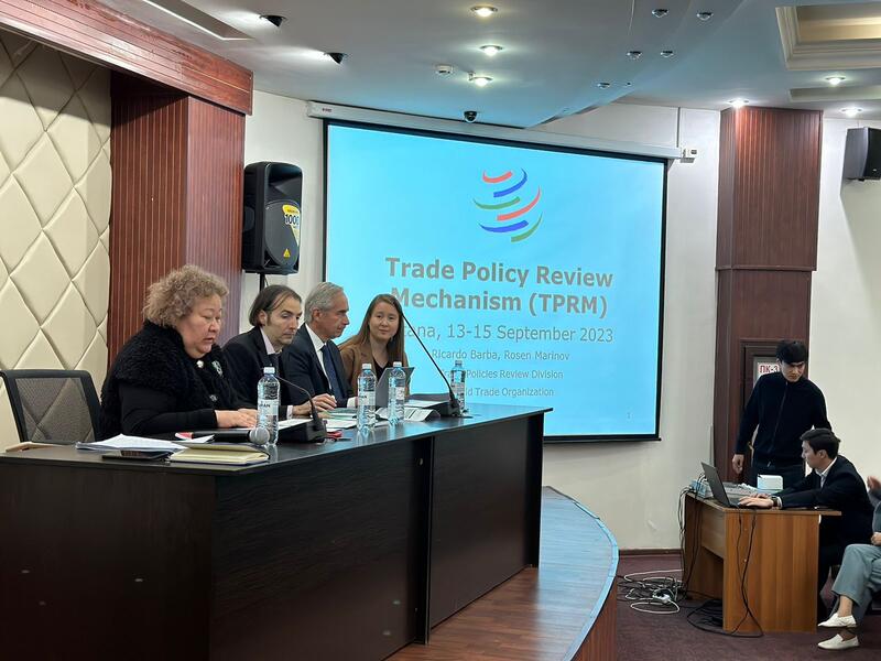 Казахстан начал подготовку первого Обзора торговой политики в рамках его членства в ВТО