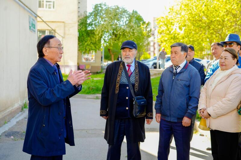 Мемориальную доску открыли в Астане в честь ветерана Великой Отечественной войны