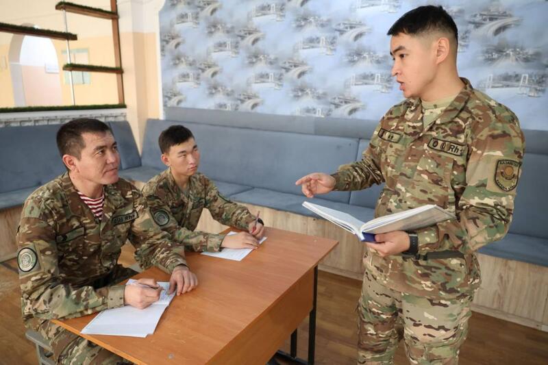 Отец восьмерых детей служит в Национальной гвардии МВД РК