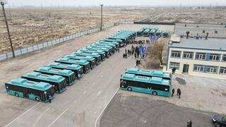 Новые автобусы в Актау будут использовать экологически чистое топливо