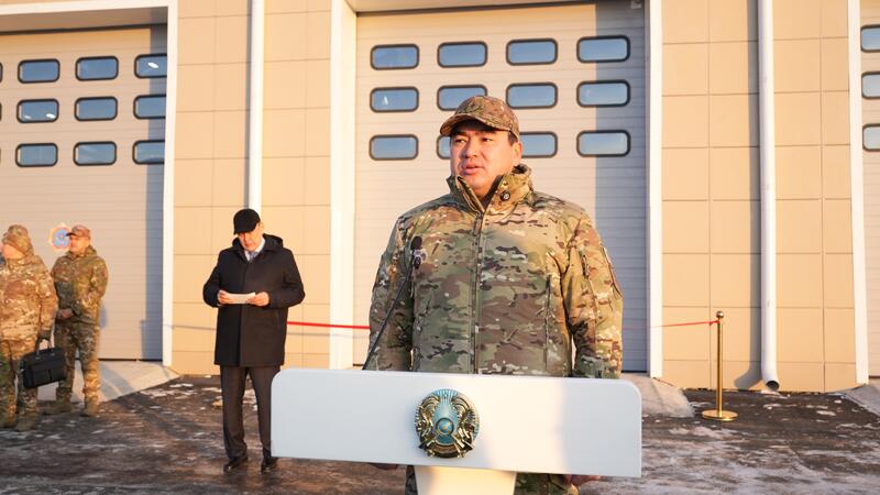 Глава МЧС открыл новую пожарную часть в Северо-Казахстанской области