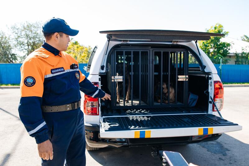 Пресс-тур в Махамбетском универсальном спасательном подразделении