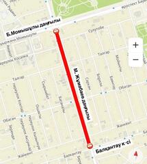 Участок проспекта Жумабаева закрыт на ремонт