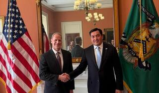 Ерлан Аккенженов провел переговоры с Директором Управления по контролю за иностранными активами Минфина США