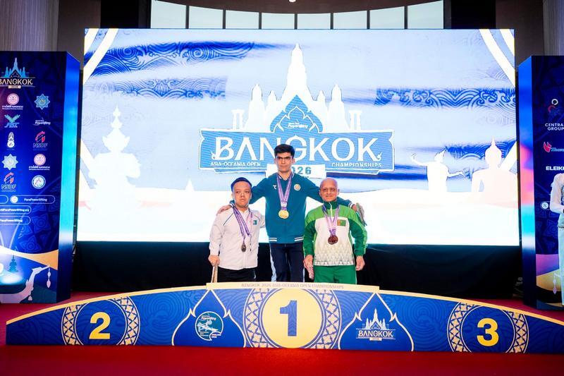 Историческое золото: карагандинец победил на чемпионате Азии по парапауэрлифтингу