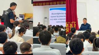 Около 500 школьников приняли участие в профилактической встрече в Туркестане