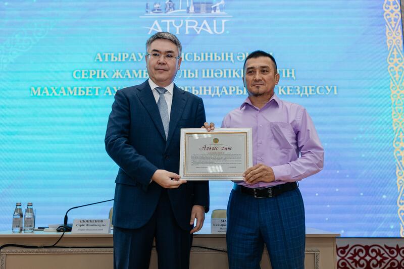 Глава региона встретился с жителями Махамбетского района