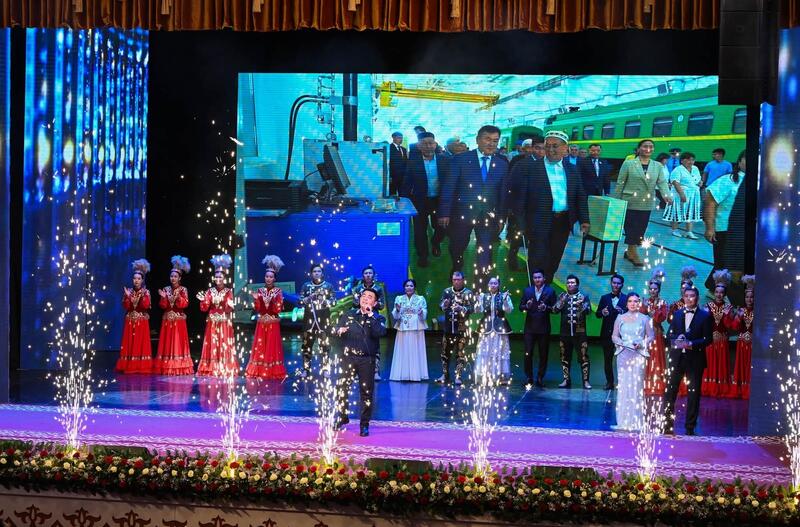 Железнодорожникам Кызылорды оказали почести