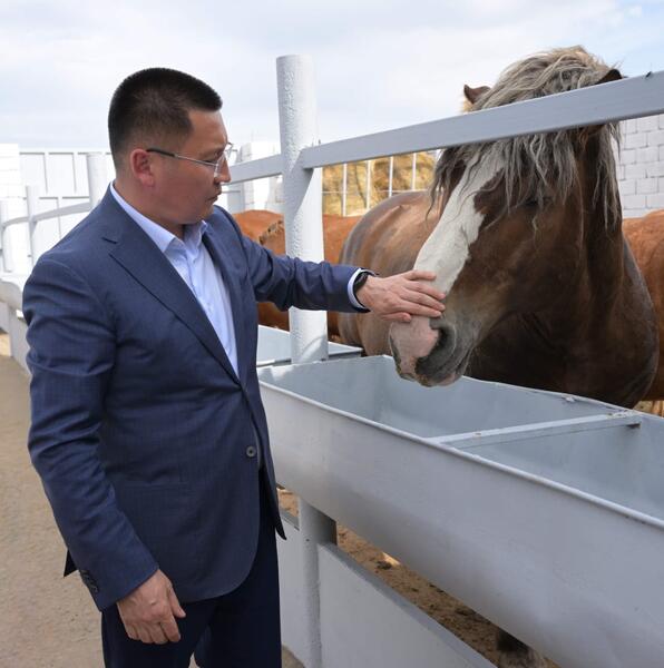 Аким области Асаин Байханов посетил с рабочей поездкой Щербактинский район
