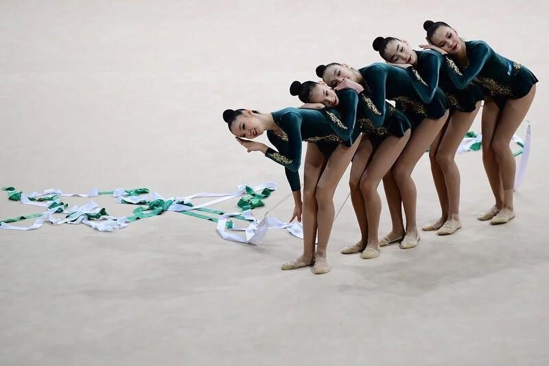 Столичные гимнастки завоевали бронзовую медаль на третьем этапе Кубка мира