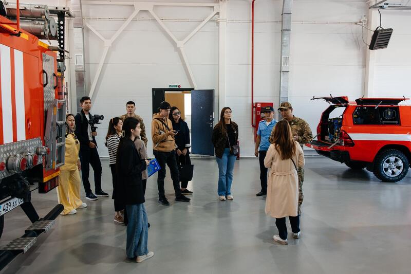 Пресс-тур в Махамбетском универсальном спасательном подразделении