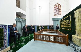 Главы Казахстана, Азербайджана, Кыргызстана, Турции и Узбекистана посетили мавзолей Ходжи Ахмеда Яссауи