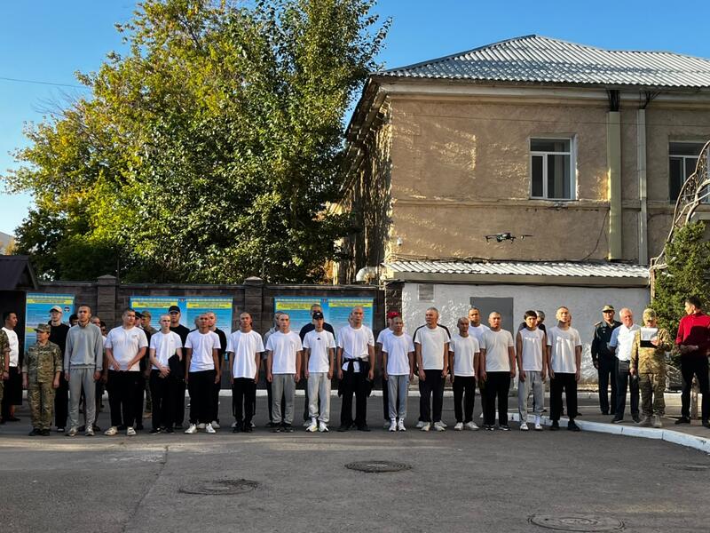 В Астане состоялись торжественные проводы призывников в ряды Национальной гвардии
