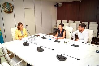 Первый вице-министр просвещения РК провела личный прием граждан