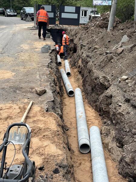 В Бутаковском ущелье Алматы начато строительство газопровода и сетей водоотведения